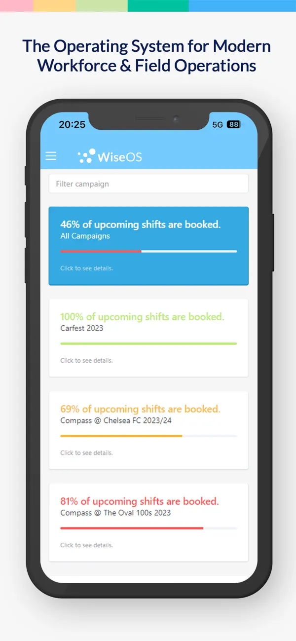 Screenshot #2 pour WiseOS App