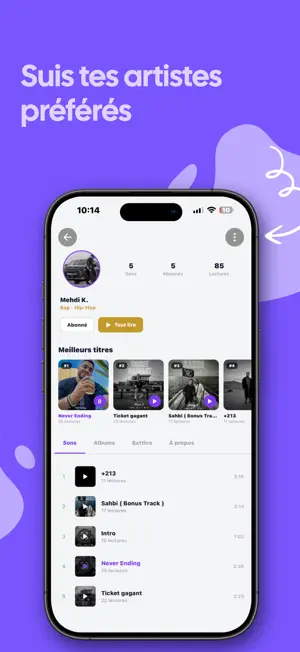 WavR - Découvre des artistes screenshot 4