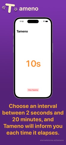 Tameno – Auto-Repeating Timers Screenshot 2 of 7