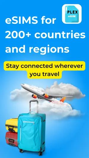 Plex: eSIM Travel & Internet screenshot 1