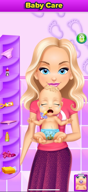 Juego de la Nueva Bebé de Mamá screenshot 1