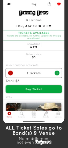 Gigroad • Live Music Anywhere app screenshot 3
