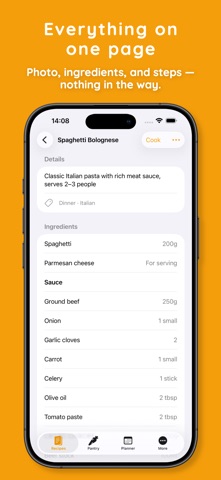 RecipeBB: Cooking Journal Screenshot 2 of 4