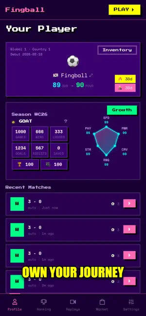 Fingball screenshot 3
