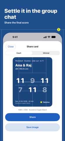 Tallyline: Pickleball & Padel screenshot 8