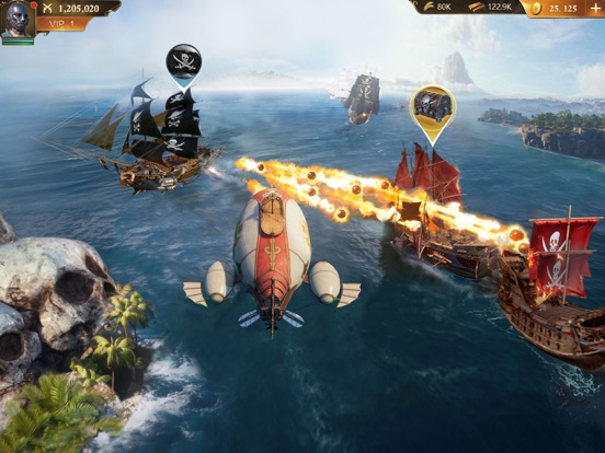 Guns of Glory: Verloren eiland iPad app afbeelding 5