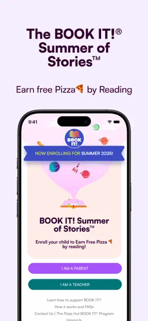 Pizza Hut BOOK IT! iPhone screenshot 1