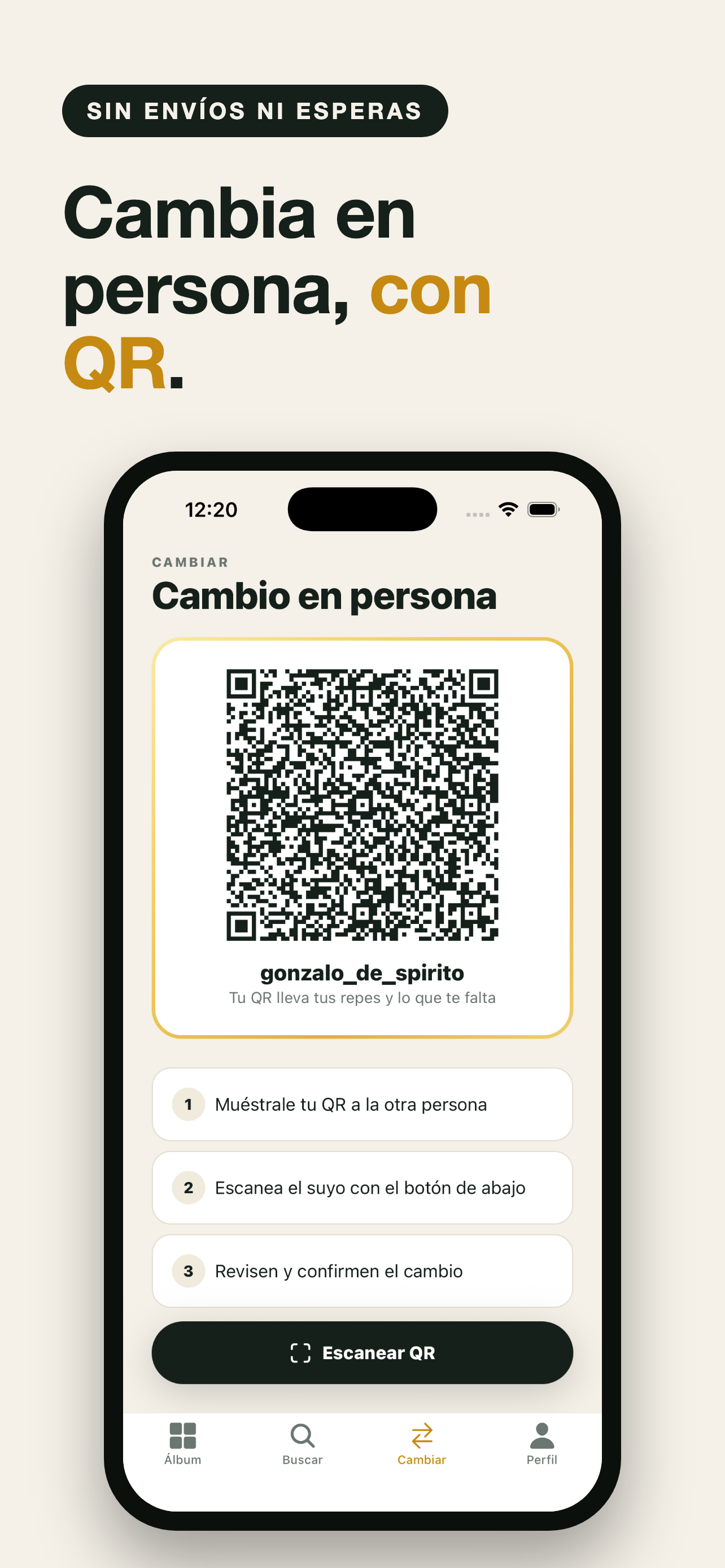 Repe: cambia láminas repetidas screenshot 3