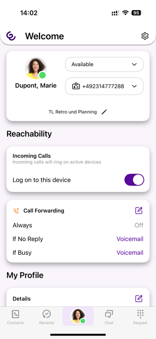 Swyx Mobile Screenshot 1 of 10