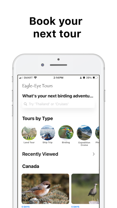 Eagle-Eye Tours Screenshot
