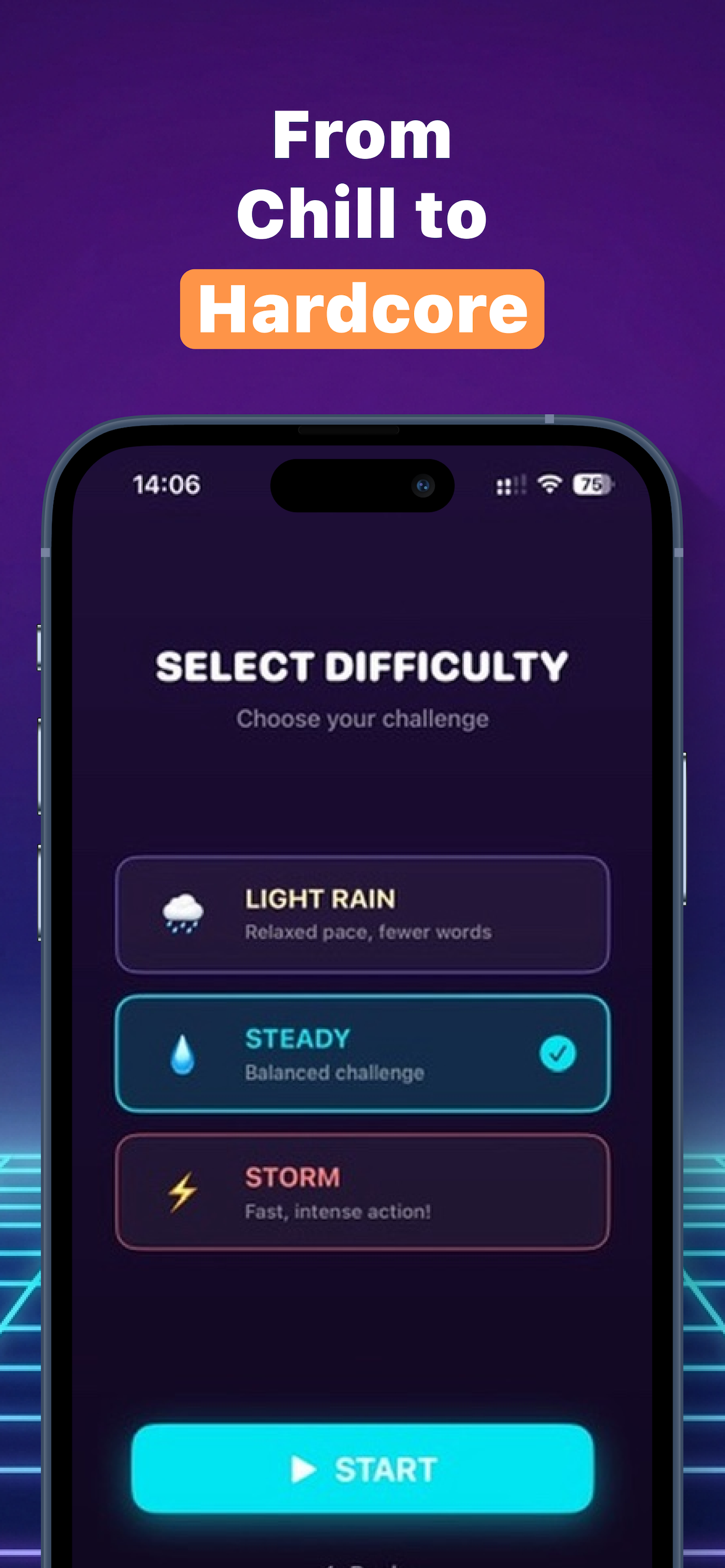 Textris: Fast Word Typing Game