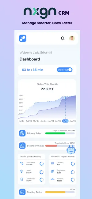 NxGn CRM screenshot 1