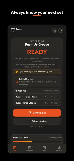Grease the Groove: GTG Coach screenshot 1