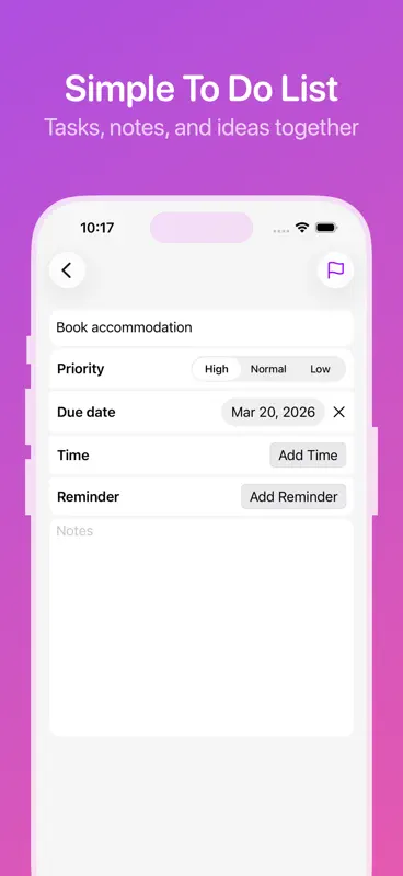 Simple To Do List - Notions screenshot 1 of 4