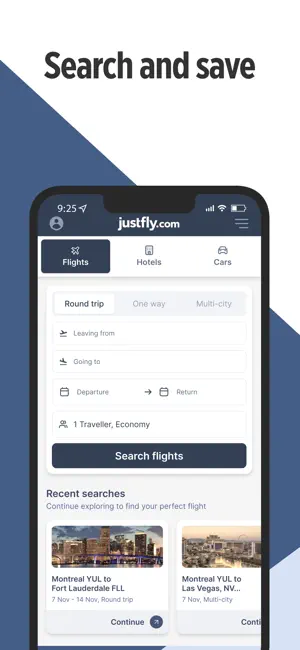 JustFly: Cheap Flights screenshot 3