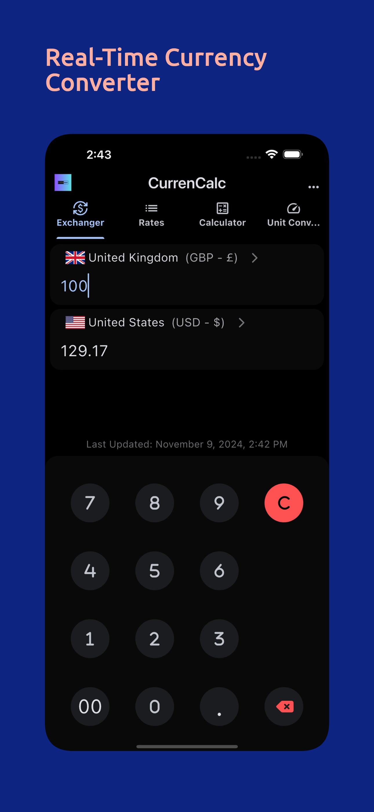 CurrenCalc Currency Converter