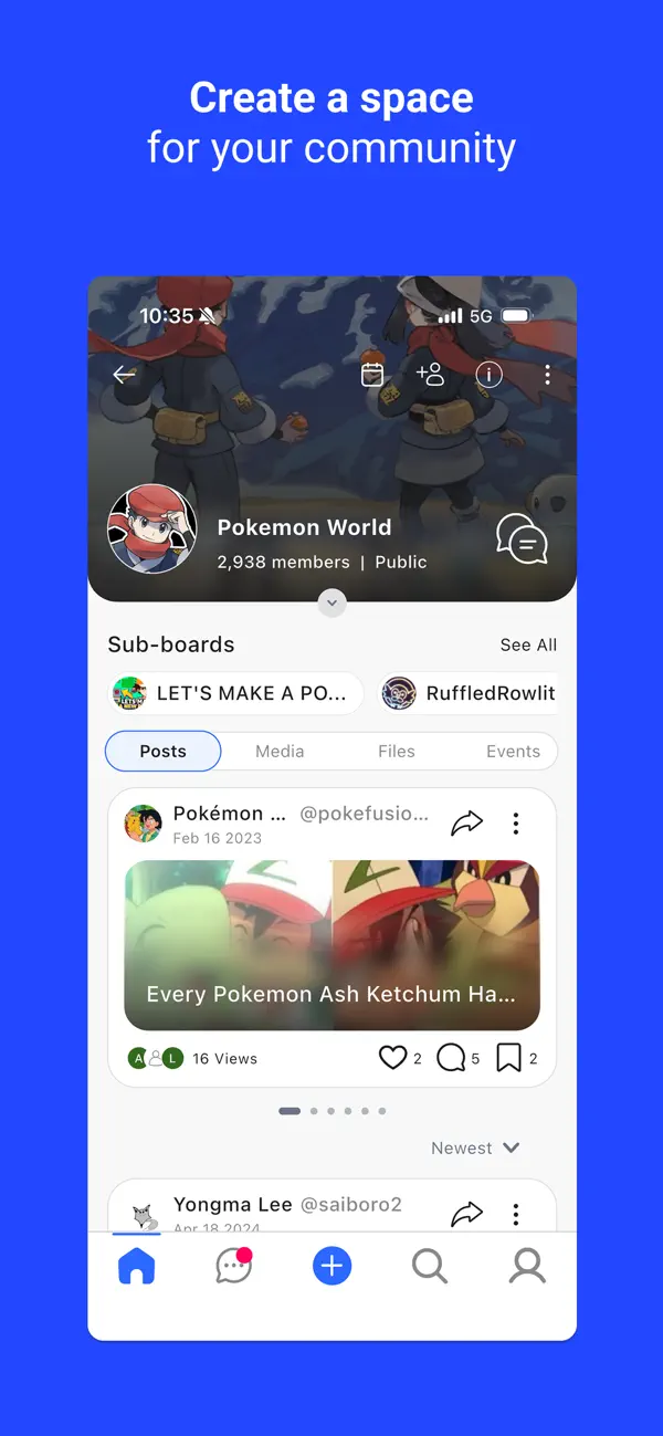 Screenshot #2 pour MOMO BOARD Community Super App