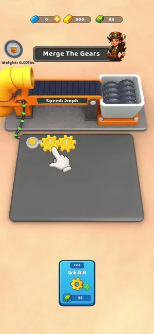 Gear Up! Idle Junk Crusher screenshot 1