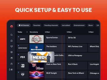Fubo: Watch Live TV & Sports iPad screenshot