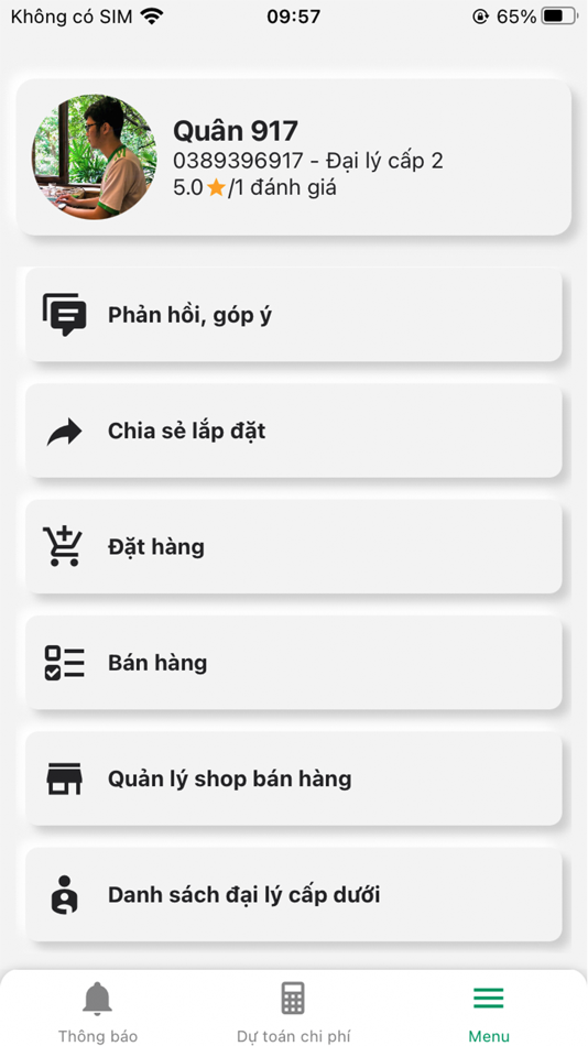 #9. HN Đại lý (iOS) 由: HUNONIC VIET NAM JOINT STOCK COMPANY