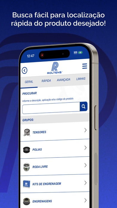 Roltens® - Catalog Screenshot