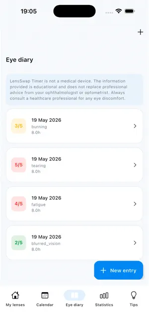 LensSwap: Contact Lens Timer screenshot 2