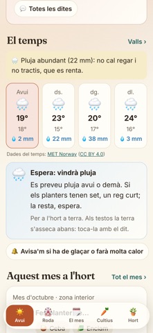 Calendari del pagès screenshot 2