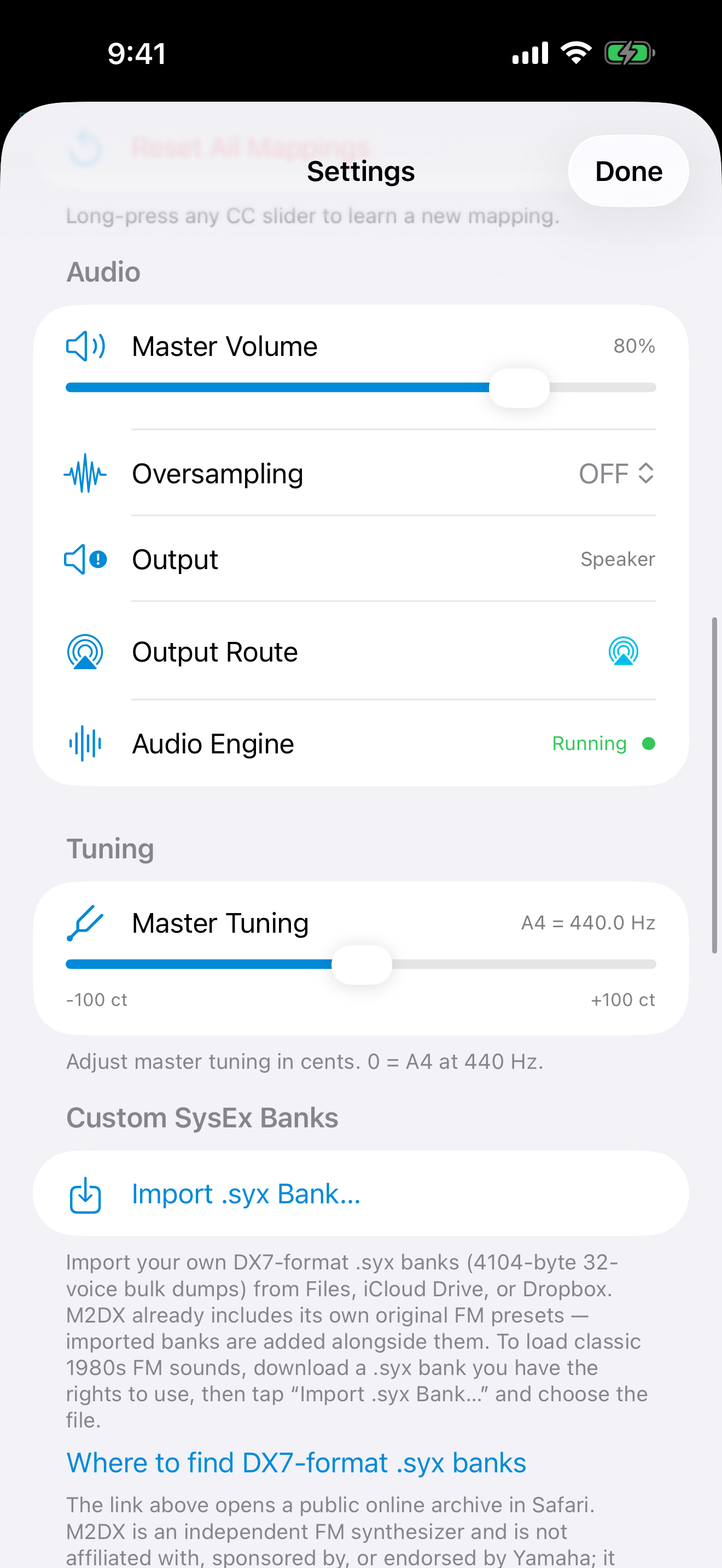 M2DX screenshot 9