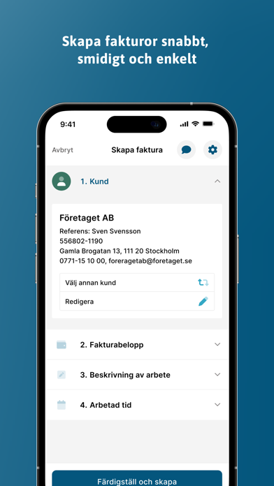 Frilans Finans Screenshot