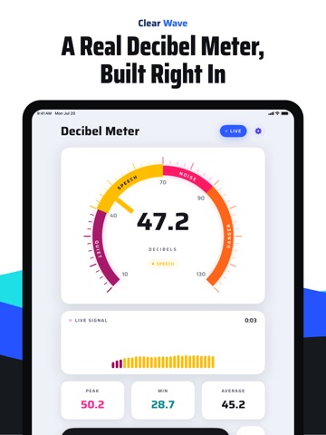 Clear wave | Speaker Cleaner iPad screenshot 5