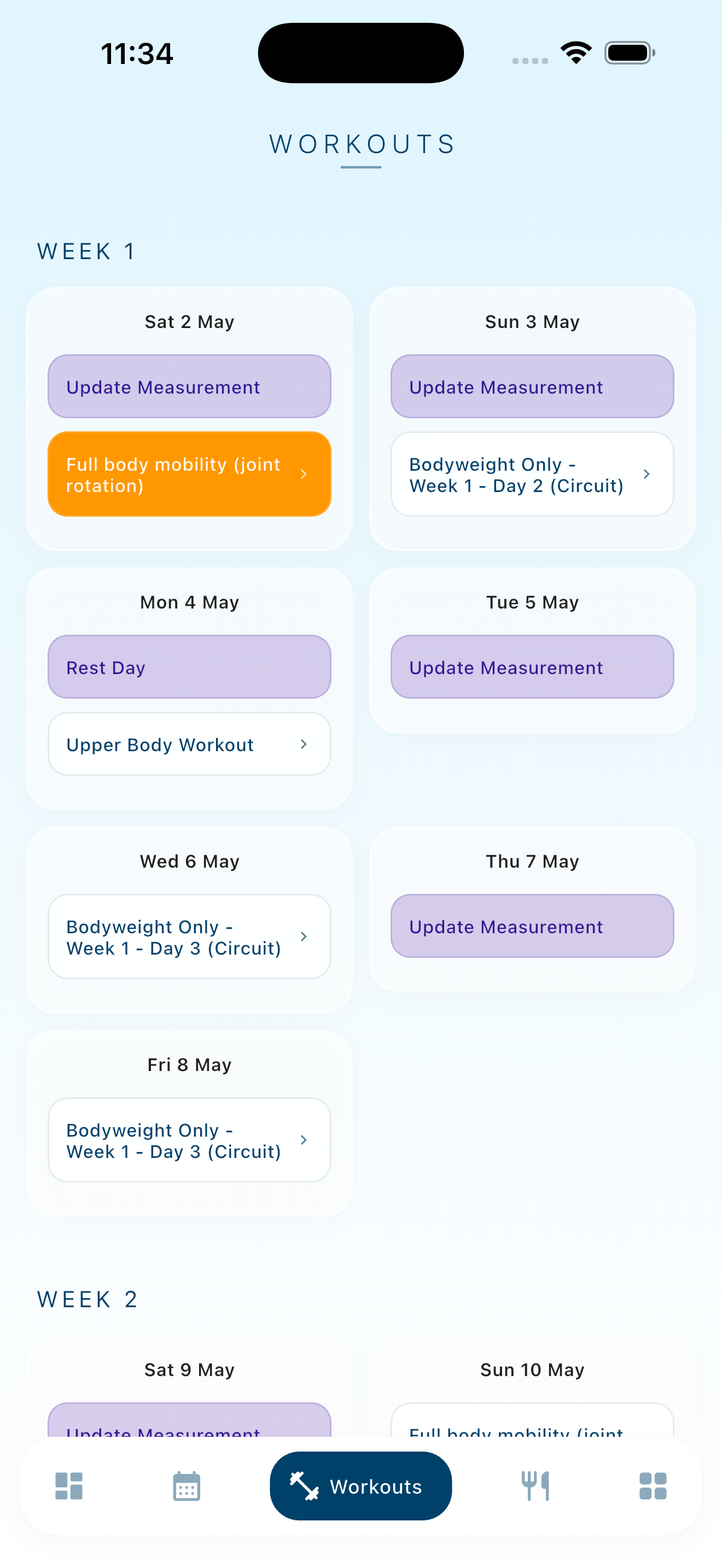 Flying Squads Fitness Club App
