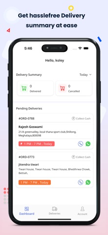 Delivery Partner App Screenshot 2 of 6