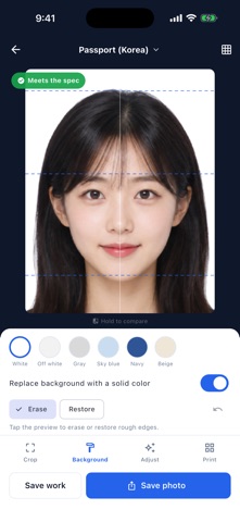 App screenshot