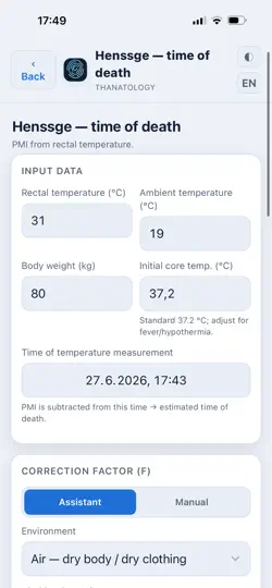 Screenshot von 4n6 Sikuta Tools auf dem iPhone 5