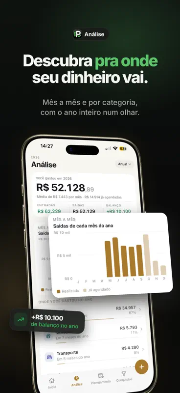 Controle de Gastos: Paguei! screenshot 4 of 6
