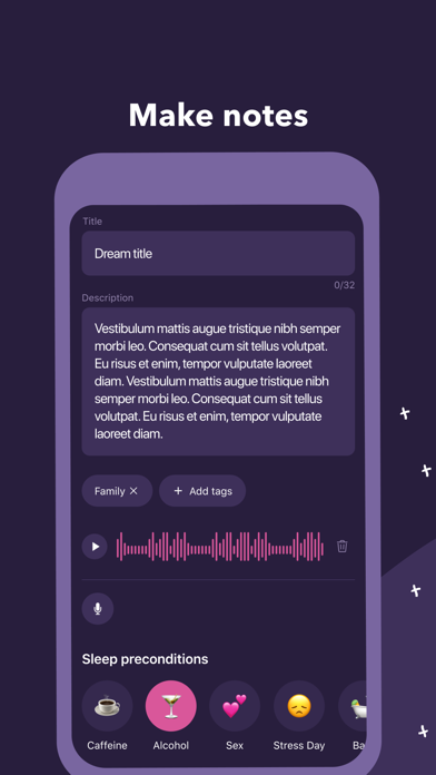 Dream Journal & Lucid Dreaming Screenshot