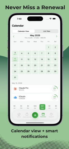 Subscription Manager - SubLess Screenshot 5 of 6