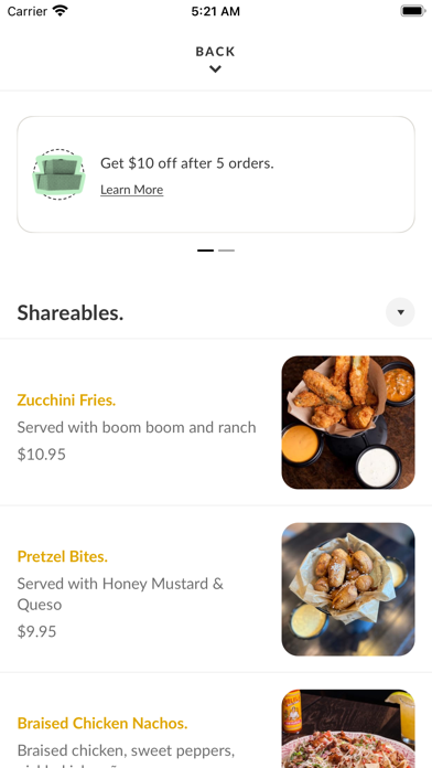 Leroy Fox iPhone screenshot 3 - Food & Drink app