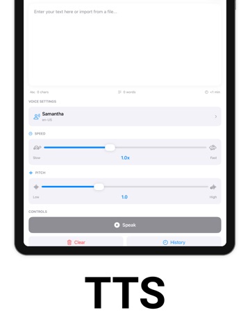Text to Speech Voice - Speechy iPad screenshot