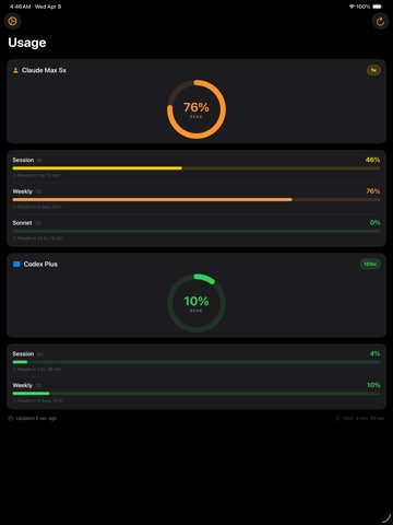 Model Usage iPad screenshot 1