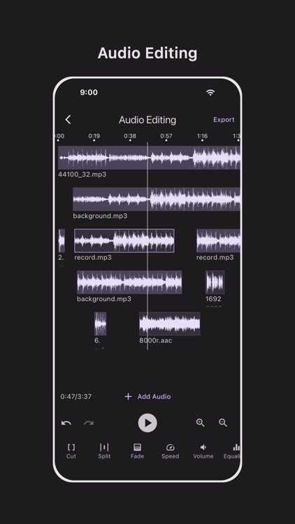 Audio Editor - Audio Cutter