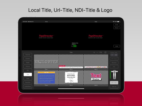 TopDirector iPad screenshot 5 - Photo & Video app
