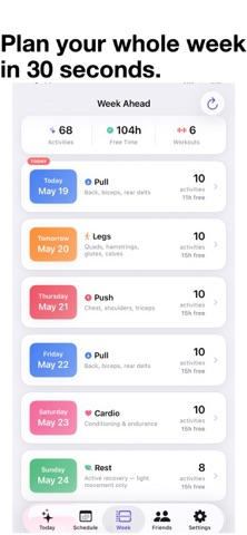 Slotted Schedule iPhone screenshot