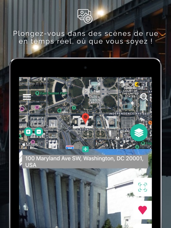Screenshot #6 pour MAPAS: Cartes 3D GPS et Vue en