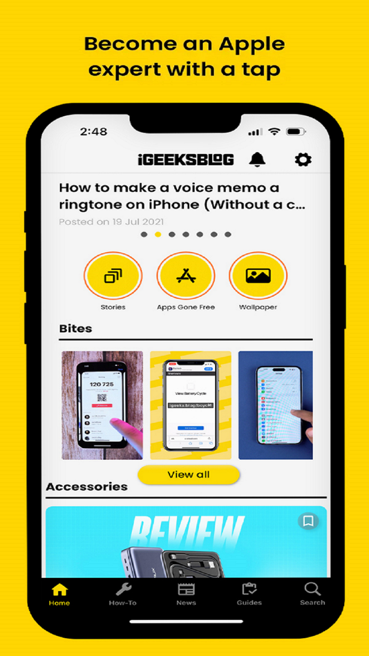 #1. iGeeksBlog - Tech News & Tips (iOS) 由: iGeeks Media Pvt Ltd.