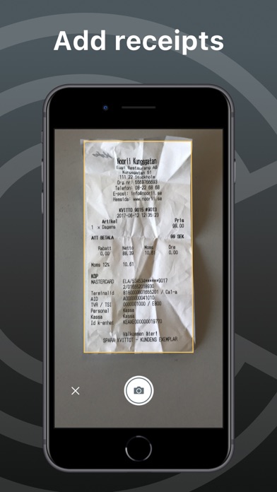 Corporate Card Screenshot