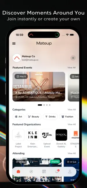 Mateup Events screenshot 2