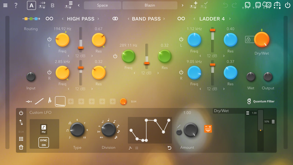 #1. GSDSP Quantum Filter (iOS) 由: Gustav Scholda