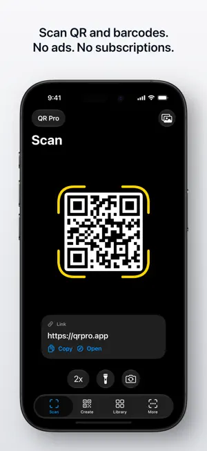 QR Pro - Code Reader & Creator screenshot 1