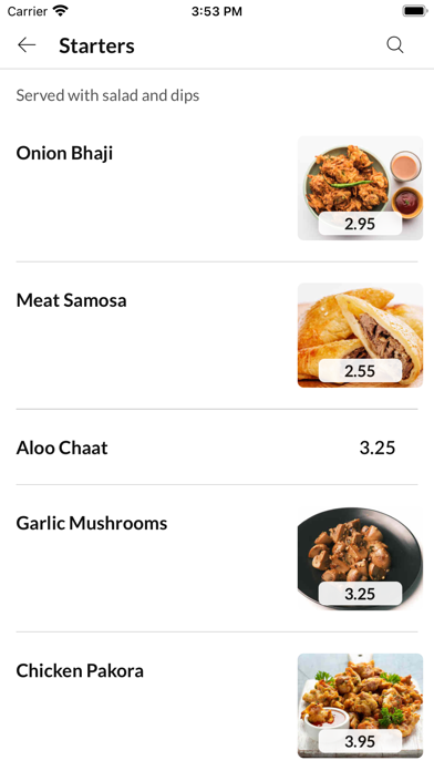 The Miah Restaurant Screenshot